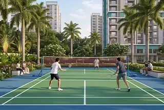 Badminton Court at DTC Still Waters
